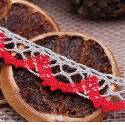 Christmas Lace - Garland Red